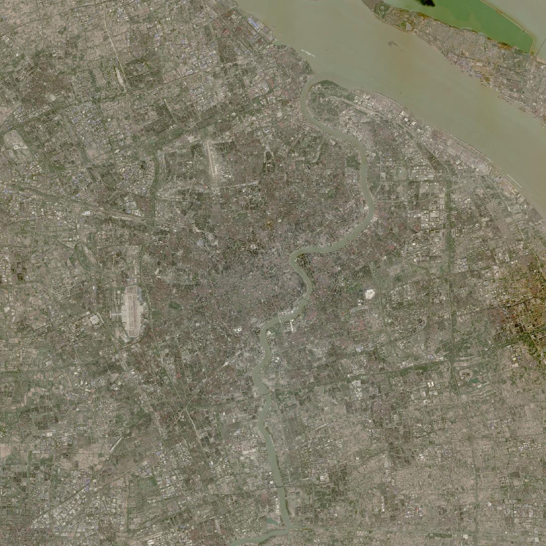 Shanghai from orbit in 2025