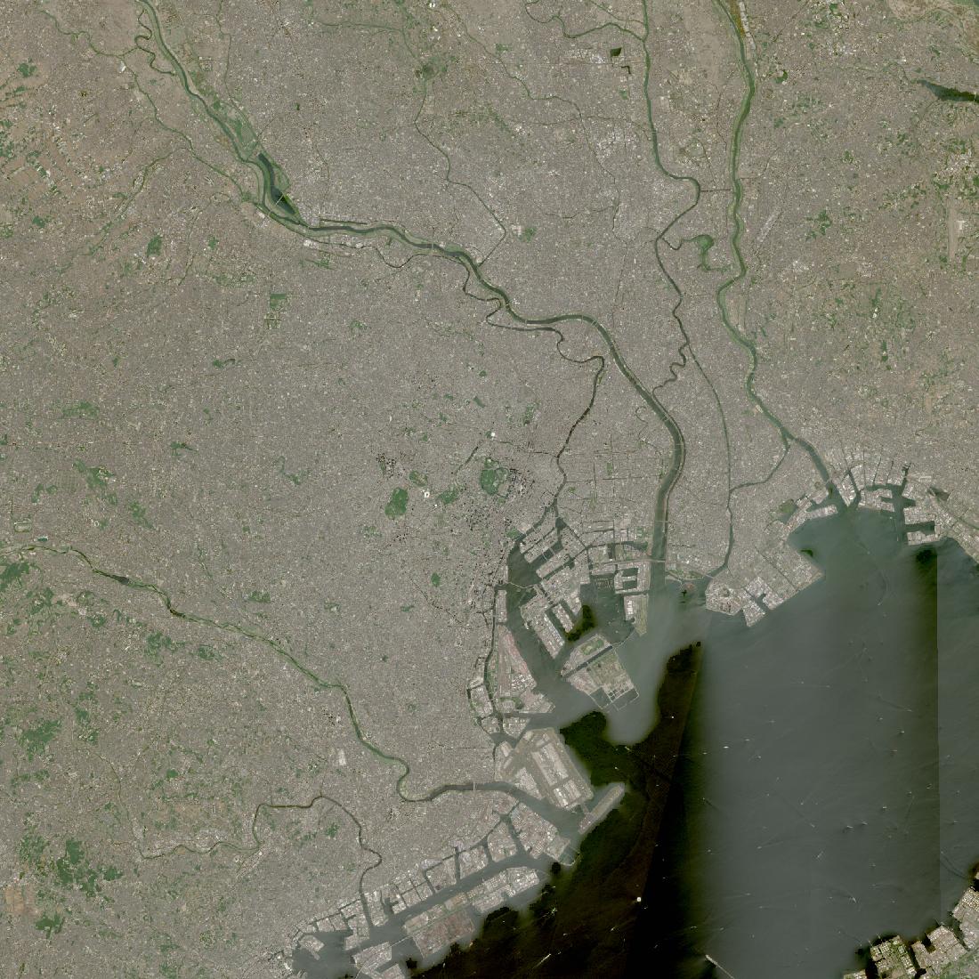Tokyo from orbit in 2025